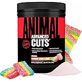 Animal Cuts Thermogenic Fat Burner Powder - Weight Loss for Women and Men for Metabolism, Energy, Focus, and Nootropic Brain Support with Ketones Appetite Suppressant - New Rainbow Candy Flavor