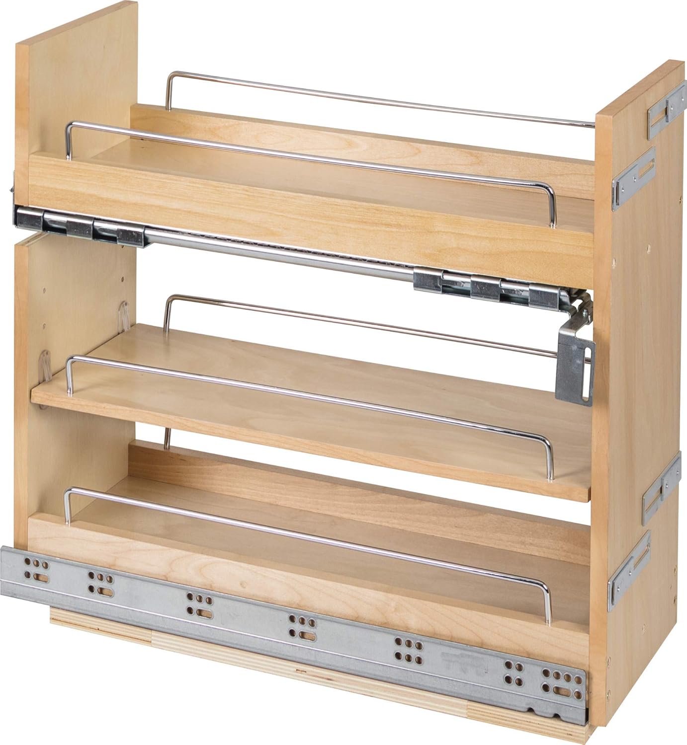 No Wiggle 8 Inch Drawer Base Cabinet Pullout With Soft Close