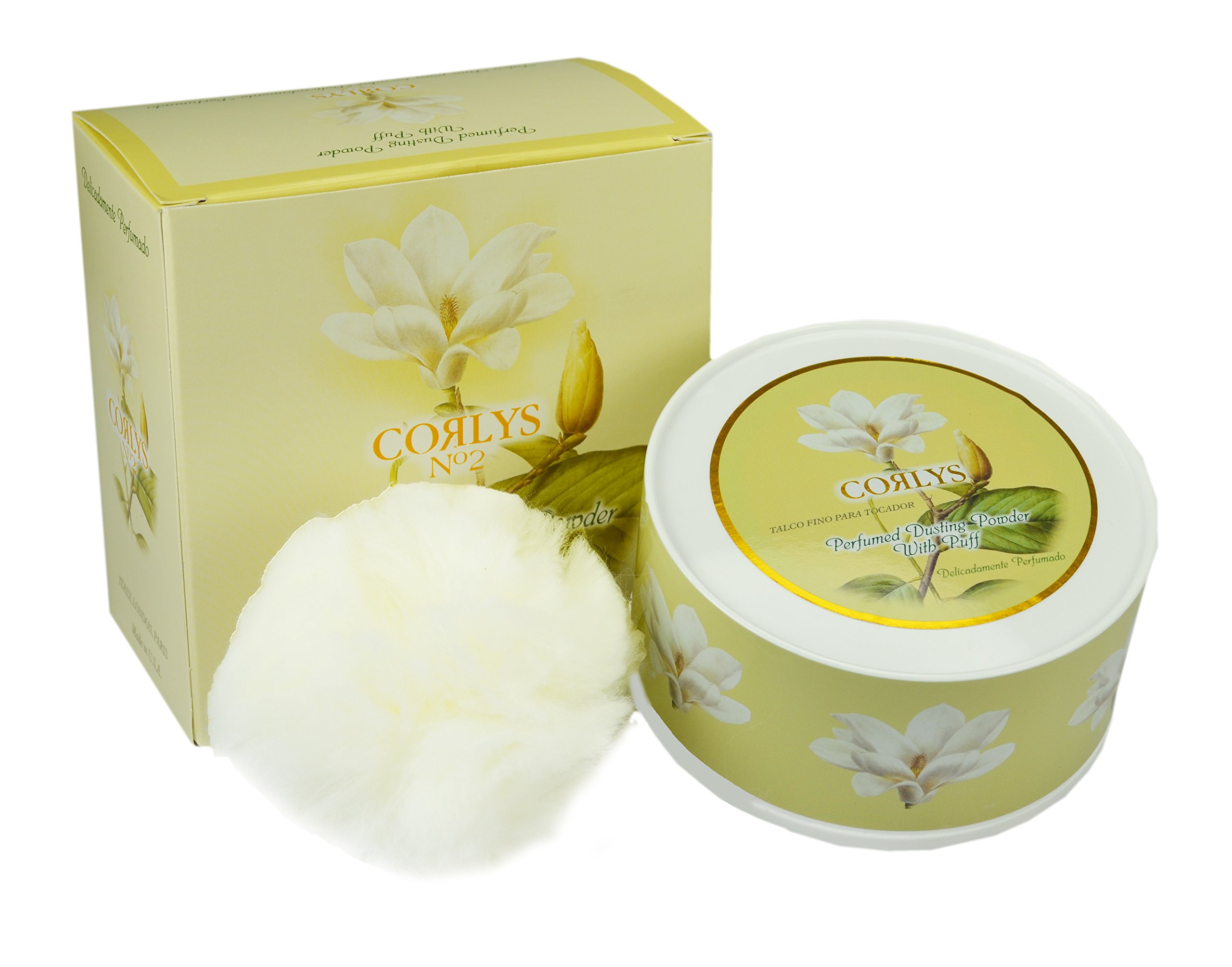 Corlys Dusting Powder 6 Oz. With Puff Talcum Powder