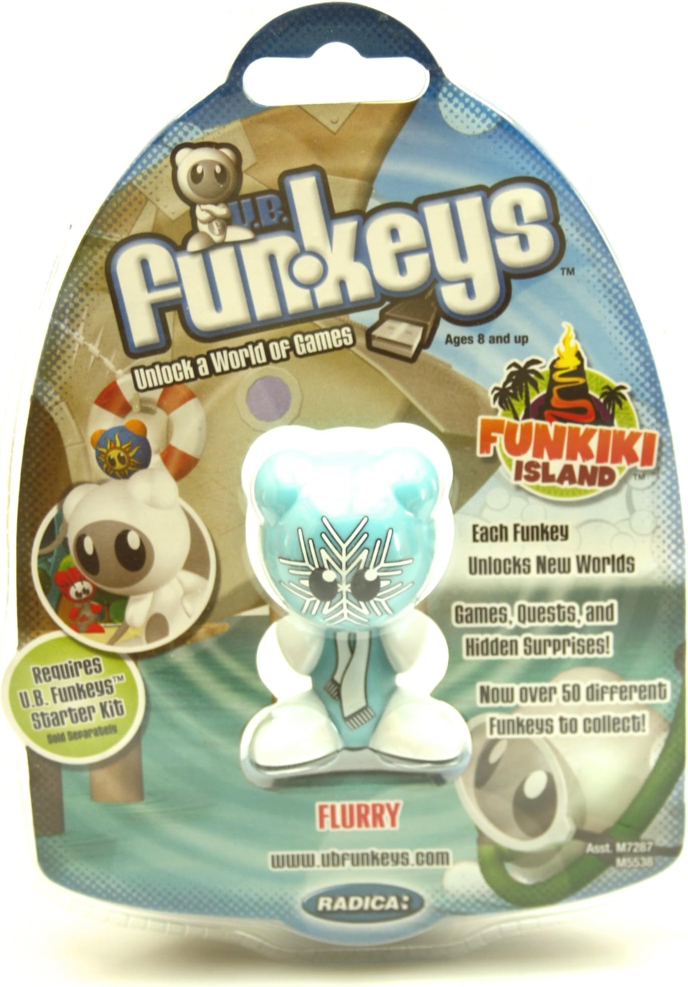 U.B. Funkeys Funkiki Islands Figure Flurry Blue [Normal Version]