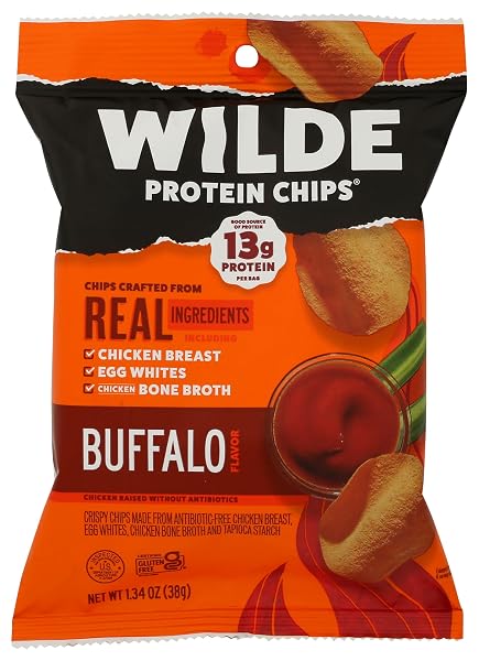 WILDE SNACKS CHIPS CHICKEN BUFFALO, 1 OUNCE (PACK...