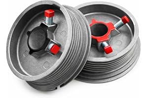 Overhead Garage Door Parts 400-8 Standard Lift, Up to 8" High Doors Garage Door Cable Drum (Pair, 4.85 Inches Each)