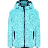 Boys Girls Soft Fleece Sherpa Full-zip Jacket