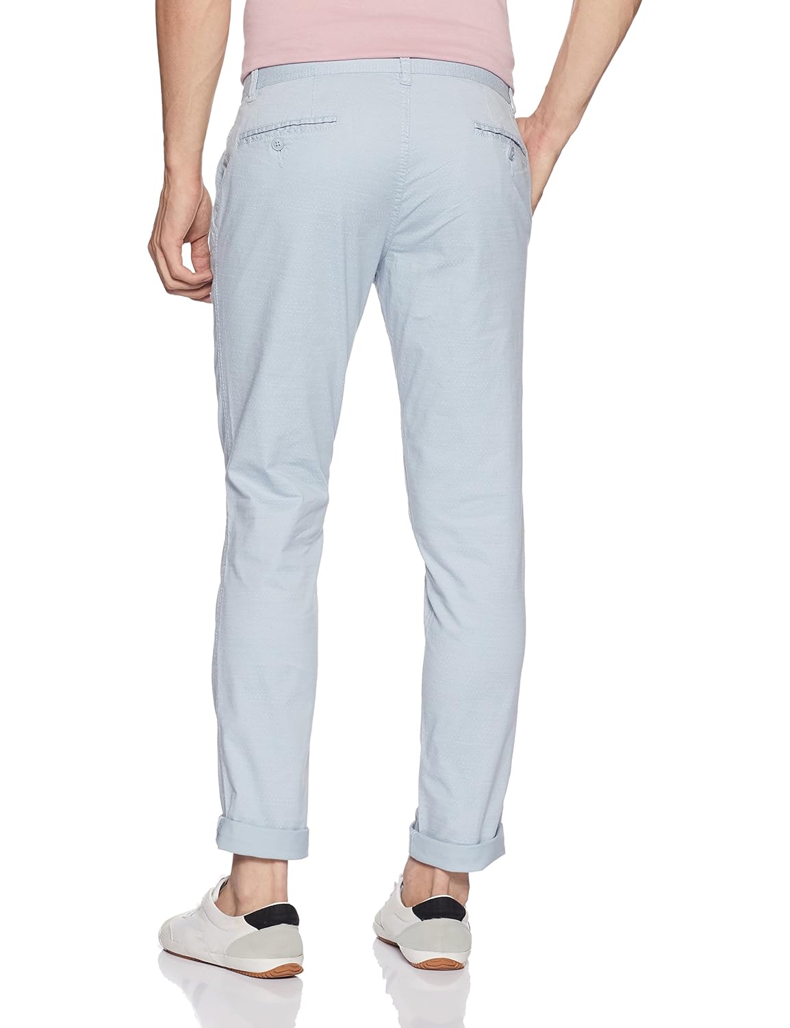 cherokee men's tapered fit casual trousers