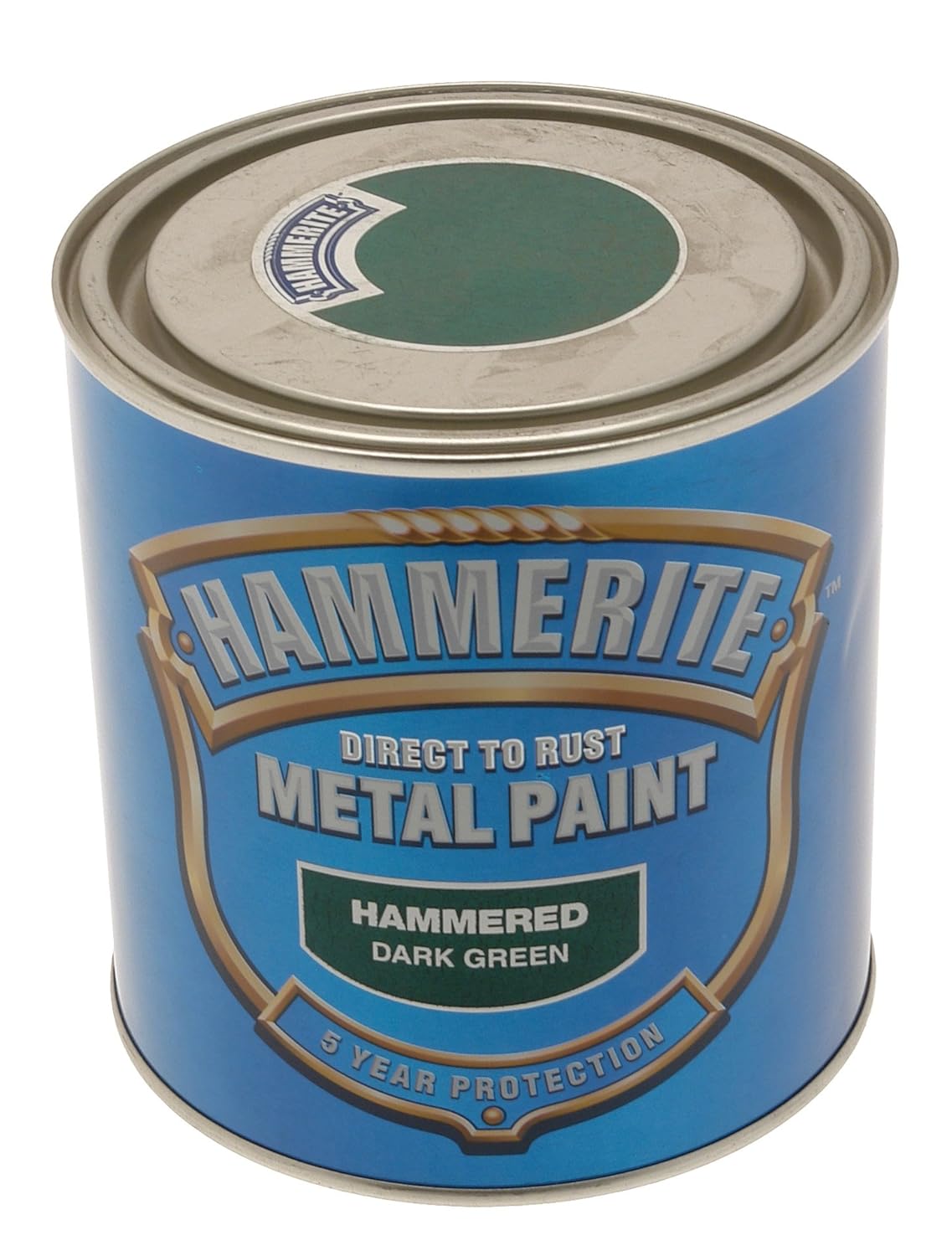 Hammerite HAM6722702 500ml Metal Paint Hammered Dark Green Amazon.co