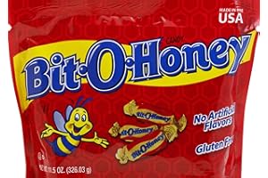 BIT-O-HONEY Pearsons Bit O Honey Honey Chewy Candy Pieces Rectangle Bit O Honey 11.5 Oz - 0077290774001