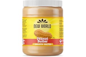 New World Foods Peanut Butter, Salted Smooth, 2 kg