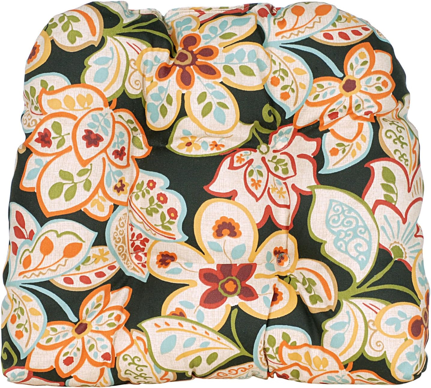 Amazon.com: (Set of 2) Outdoor Seat Cushions 21" X 18" Dorothee Ebony