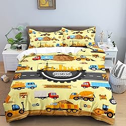 OWL QUEEN Cars Duvet Cover Queen Size, Cartoon Car