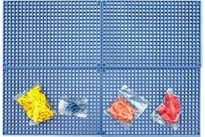 ASCEND TOOLS Organizer Genie 76 Piece Pegboard Tool Organizer Starter Kit, Flexible and Specially Designed to Hold All Tools - 4 Blue Pegboards, 36 Socket Holders, 36 Universal Clips