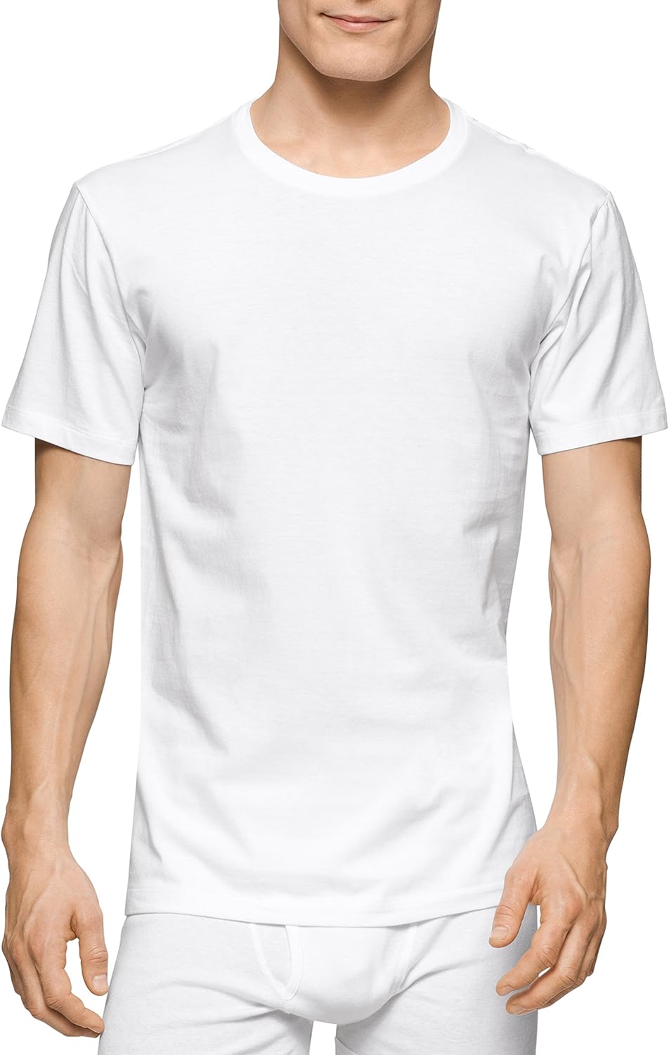 Calvin Klein Men's Cotton Classics Multipack Crew Neck T-Shirts at  Men’s Clothing store