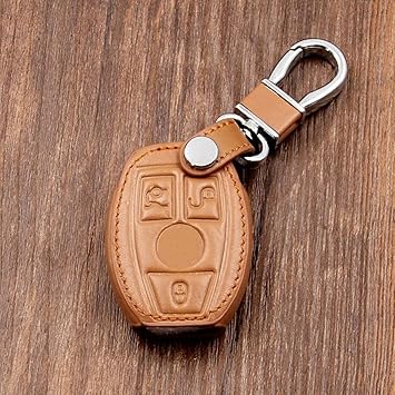 Quora Leather Car Key Casebag Cover Holder For Mercedes