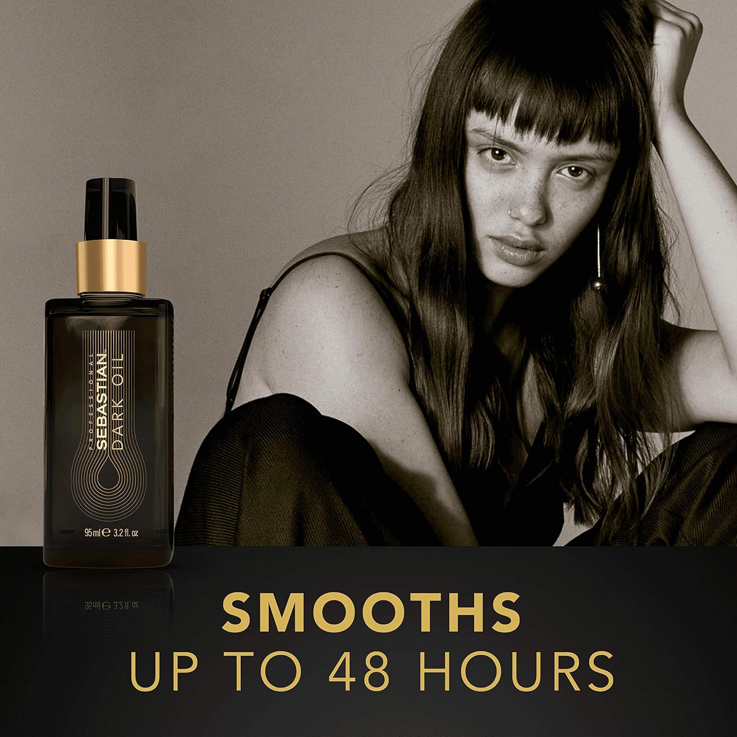 Sebastian Professional Dark Oil, Lightweight Hair Styling Oil, 3.2 oz: Sebastian: Premium Beauty