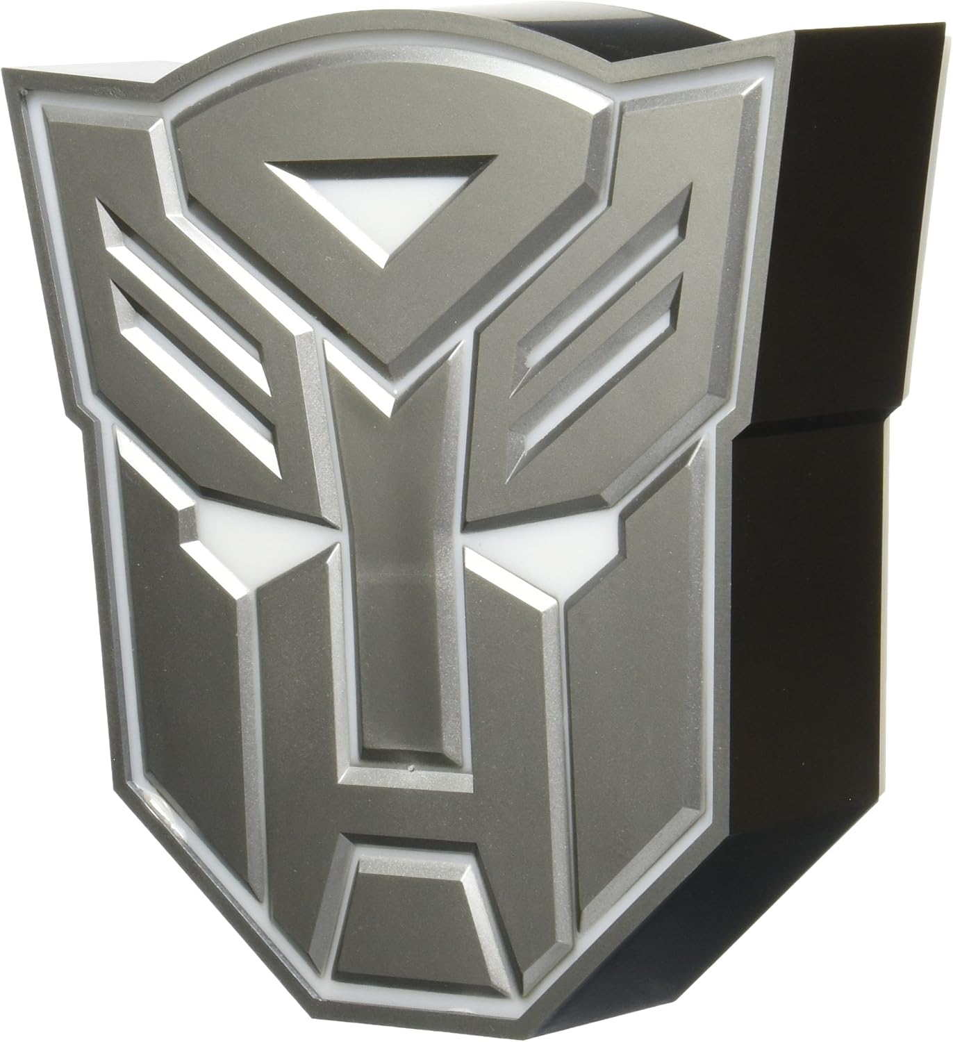 Luminária De Parede Escudo Autobots Prata - 3D Light Fx (816733840512)
