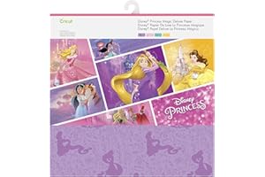 Cricut Deluxe Paper | Princess Magic Collection | High-Quality Paper for Craft Projects | Perfect for Scrapbooking and Card M