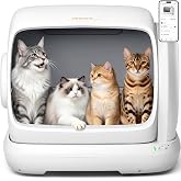 Meowant Self-Cleaning Cat Litter Box, 106L Large Capacity for Multiple Cats | Anti-Pinch Automatic Cat Litter Box,Low Entrance,Safety Sensor Protection,APP Control,Health Monitor,Odor Free,Ultra Quiet