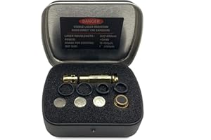 DAXISONN 9mm Laser Training Cartridge Laser Trainer Bullet Dry Fire Laser Training Laser Target Shooting Practice with One Recoil Snap Cap Four Rubber Rings Backup