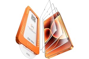 3 Pack for Samsung Galaxy S26 Ultra Screen Protector Tempered Glass, 9H+ Hardness, 12FT Military Grade Shatterproof, Auto Ali