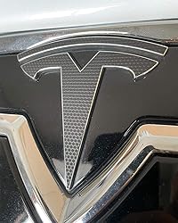 Logo Decal Wrap for Tesla Model S, Nosecone, 14-pc