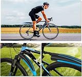 Ledeak Front and Rear Mud Guards Blue for MTB Road Bikes 20-26in view 6