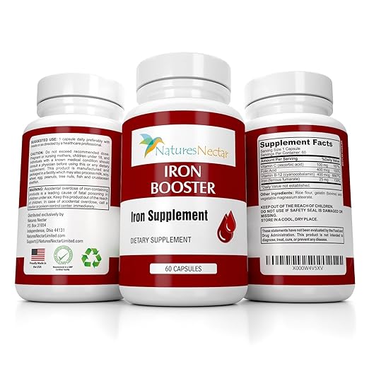 Iron Booster Supplement Helps Boost Red Blood Cell