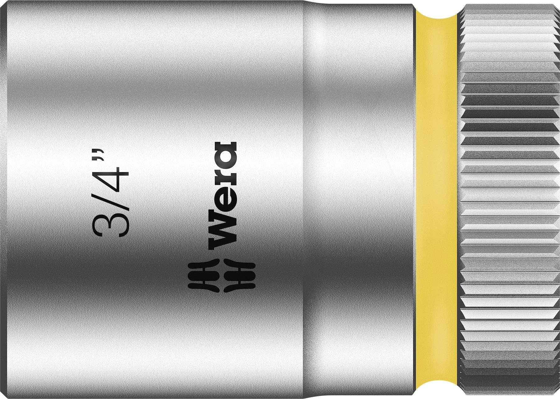 Wera 05003625001 3/4-Inch 8790 HMC Zyklop Socket with Hexagon Drive - Silver