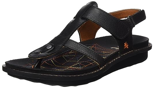 Art Herren 1300 Memphis Black/I Explore Peeptoe Sandalen