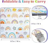 Funsland Baby Play Mat 127x127cm Foldable Crawling Floor Mat Non Slip view 7