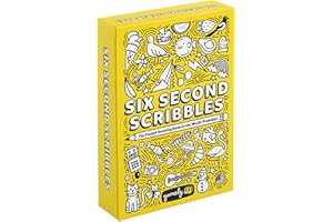 Six Second Scribbles: The frantically Fast and fantastically Fun Drawing Game | A Family Friendly Party Game for Children, Te