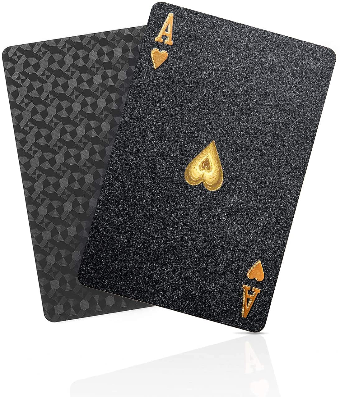 BIERDORF Waterproof Playing Cards Plastic Playing Cards Deck of Cards Gift Poker (Black Diamond Style) — image 1