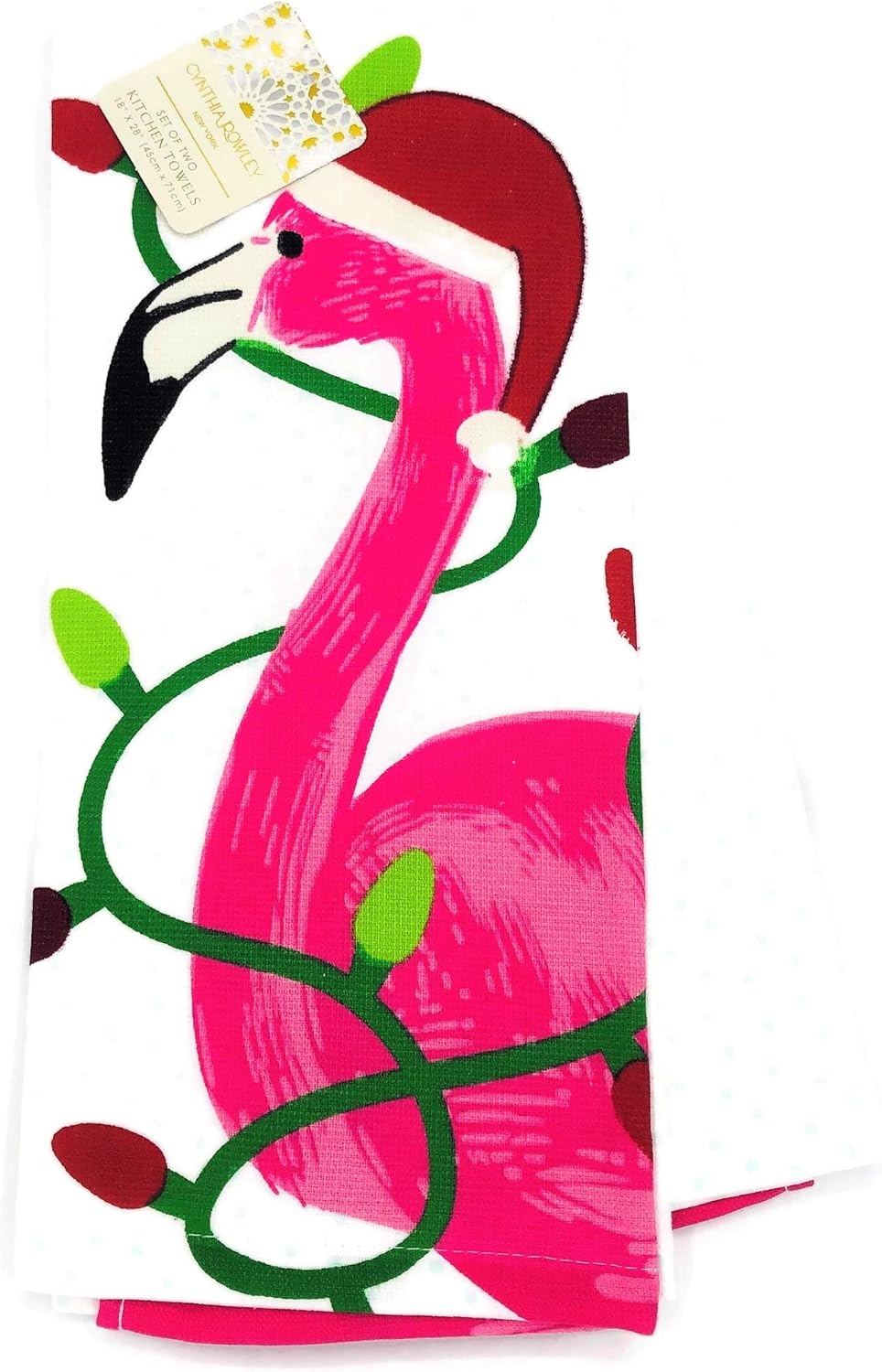 Amazon Com Cynthia Rowley Christmas Lights Pink Flamingo Holiday