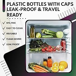 Green Direct 16oz Clear Plastic Reusable Juice