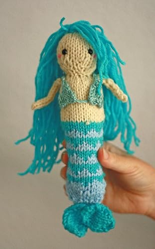knitted mermaid doll