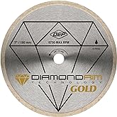 QEP 6-7003Q Continuous Rim Diamond Blade, 7-Inch Diameter, 5/8-Inch Arbor, Wet Cutting, 5500 Maximum RPM
