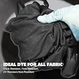 DecorRom Black Fabric Paint 250ml Non-Toxic Permanent for DIY Projects view 4