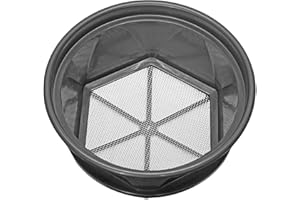 Sluice Fox 13 1/4 inch Gold Classifier Prospecting pan - Stainless Steel mesh sifting pan fits ATOP 5 Gallon Bucket; mealworm Strainer and Shark Tooth Sifter