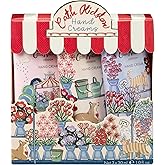 Cath Kidston Hand Cream Trio Gift Set, Travel Size 3x 30ml, Shea Butter Moisturiser, Fragranced, Scented Hand Care, Vegan and Cruelty Friendly, Gift For Her, Beauty Self-Care
