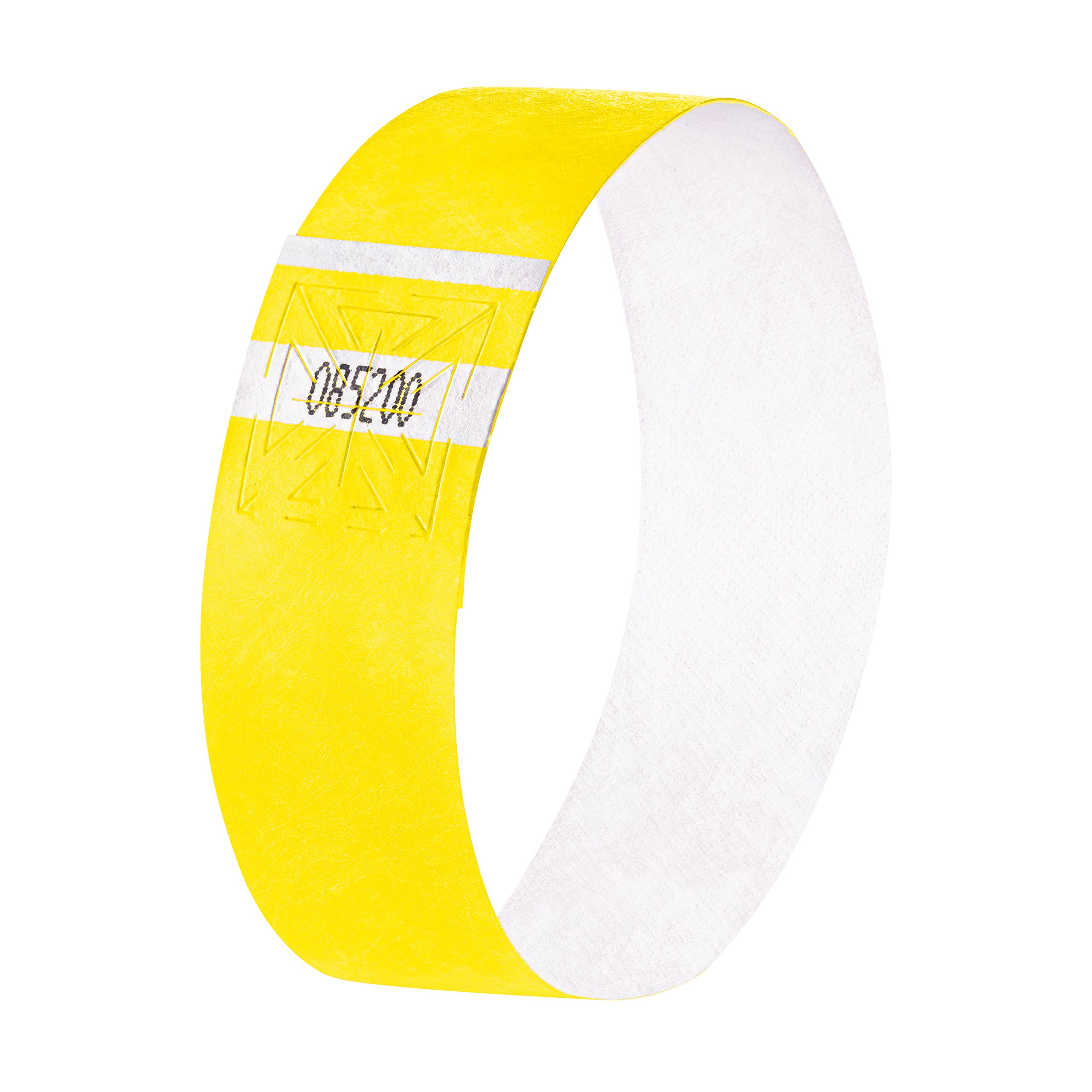 SIGEL EB223 Event Wristband, soft, 25.5 x 2.5 cm, neon Yellow, 520 Pieces