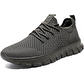 Men Running Tennis Shoes Gym Fashion Sneakers Walking Workout Shoes Athletic Slip on Breathable Mesh Comfortable Lightweight Casual Sport Shoe