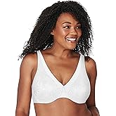 PLAYTEX Secrets Womens Ultra Soft No Poke Dreamwire Underwire Bra, 44DDD, White