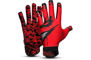 XEZROX WEAR 1.0 Football Gloves – Super Sticky Receiver Gloves Tacky Grip & Performance for Games & Training – Adult & Youth Sizes