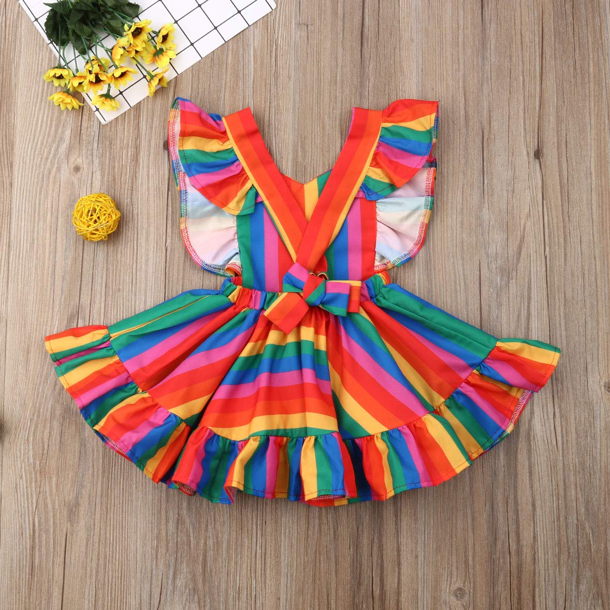infant rainbow dress