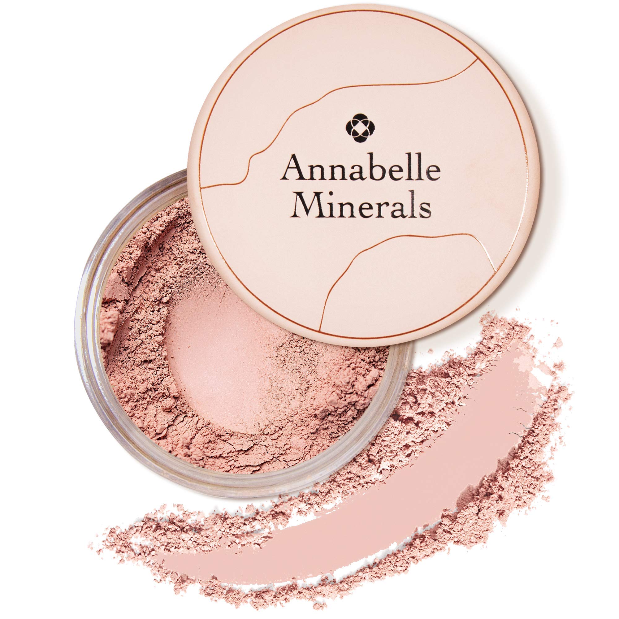 Annabelle Minerals - All-Natural Mineral Blush Powder - Matte Makeup Finish - Highly Pigmented - Save & Long Lasting Make-up - Natural Fresh Look - For All Skin Types - Vegan - Satin Sunrise 4g