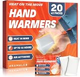 Bramble Hand Warmers 20 Pairs 40 Warmers Air Activated Odour Free Up to 10 Hours
