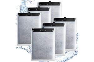 DRIAMOR 6 Pack Large Filter Cartridges for Tetra Whisper Bio-Bag Filters, Aquarium Filter Cartridge Replacement Assembled for TetraFauna ReptoFilter, Tetra Whisper Filter 20i/40i IQ20/30/45/60 PF20/30/40/60
