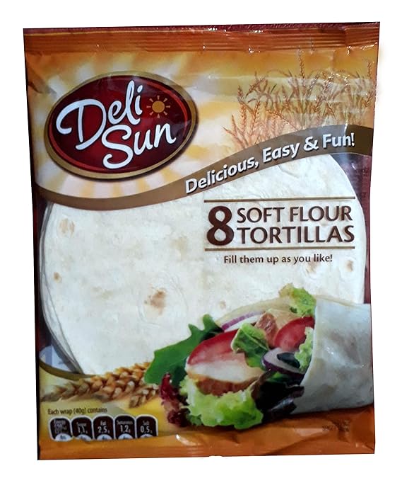 Delisun Soft Flour Tortillas Wraps (Small), 320g Amazon.in Grocery