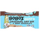 Bobo's Original Oat Bar + Dark Chocolate Dipped, Non GMO, Gluten Free, 5 Ounces (Pack Of 6)