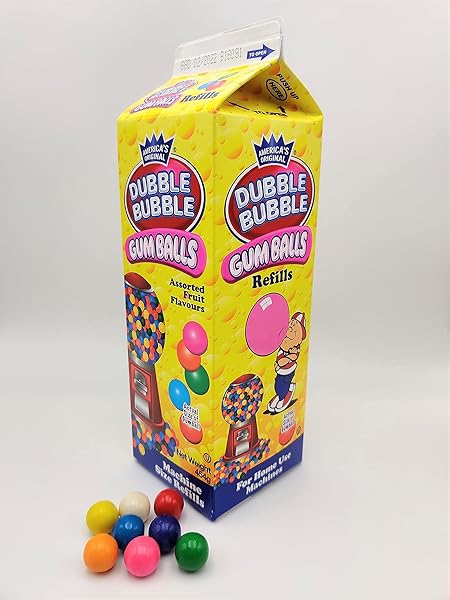 DUBBLE BUBBLE GUMBALLS, 20OZ CARTON (1)