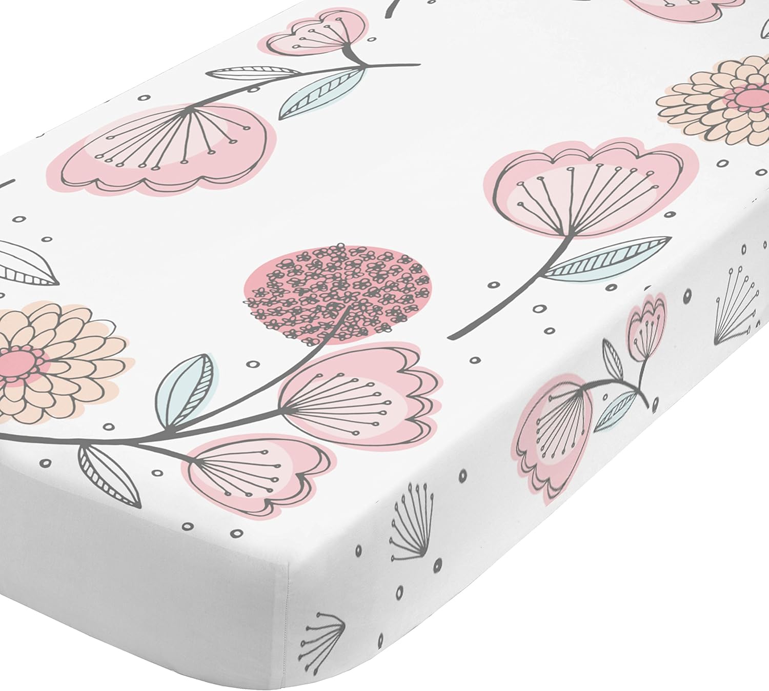 floral crib sheet canada