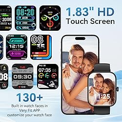 Smart Watch with Alexa Built-in, 1.83" HD